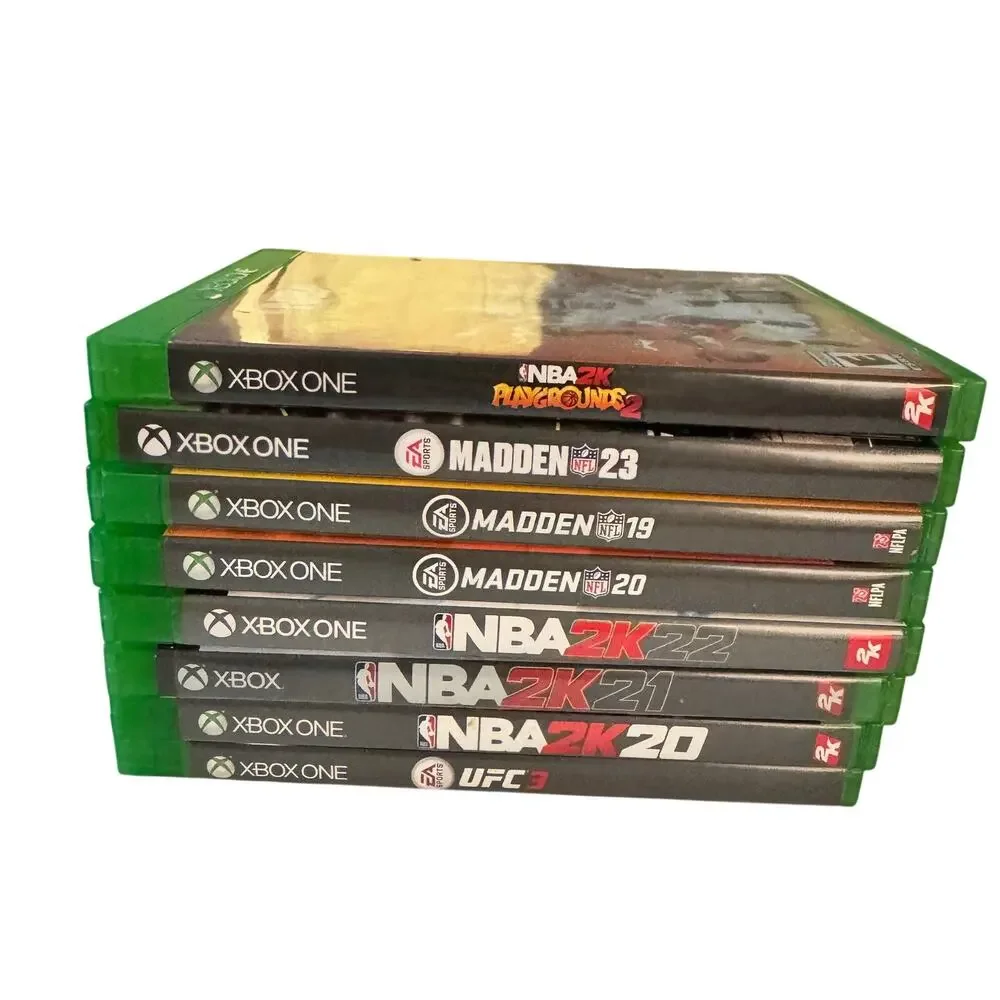 XBOX ONE Game Lot 8 Video Sport Games NBA 2K Madden UFC NBA 2K Playgrrounds2